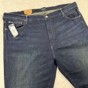 Polo Ralph Lauren Jeans Mens 46x32 Blue Hampton Relaxed Straight Stretch Denim